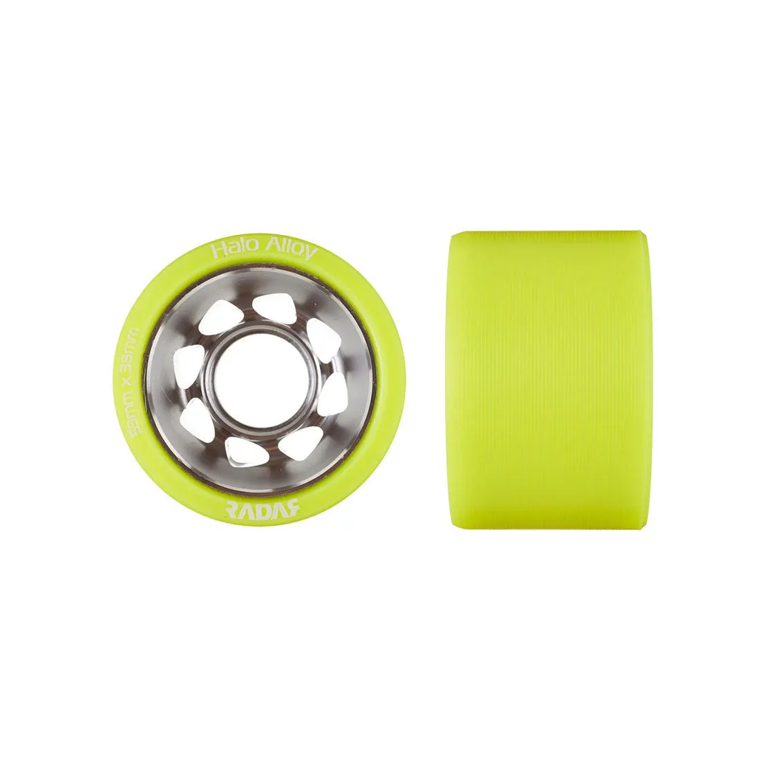 Radar Halo Alloy 59x38mm Wheels 4pk