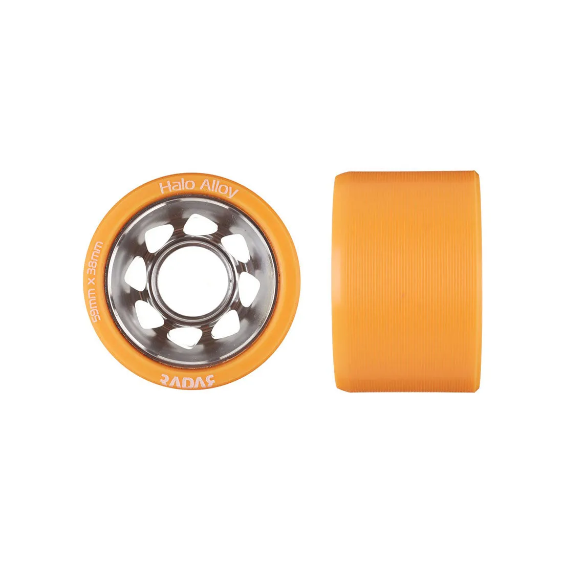Radar Halo Alloy 59x38mm Wheels 4pk