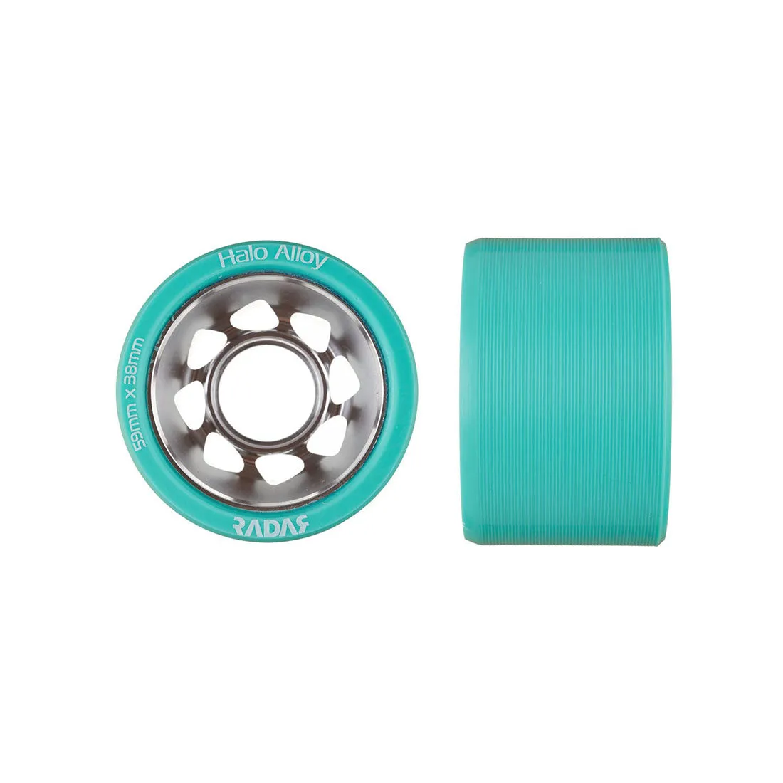 Radar Halo Alloy 59x38mm Wheels 4pk