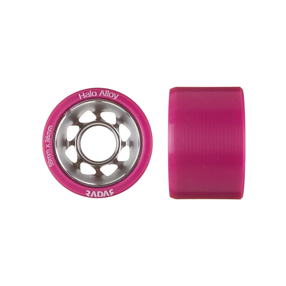 Radar Halo Alloy 59x38mm Wheels 4pk