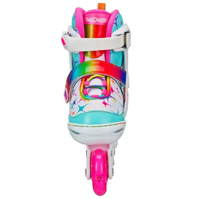 RDS Stryde Light-Up Skate - White/Rainbow