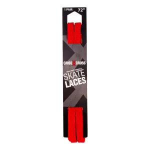 Riedell Criss Cross Skate Laces Skinny 3/8″ Width - Red