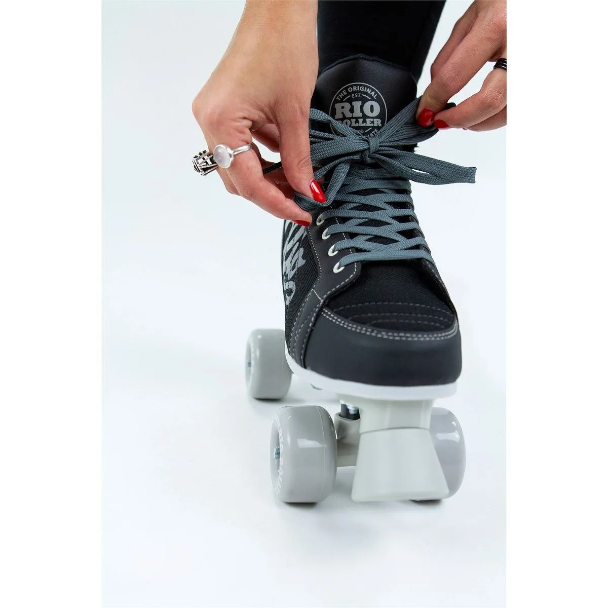 Rio Roller Lumina Quad Skates - Black / Grey