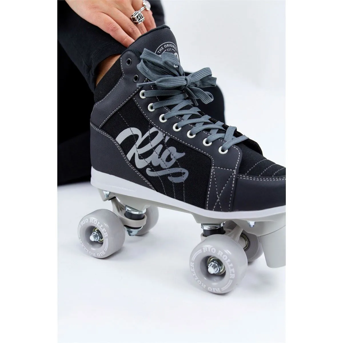Rio Roller Lumina Quad Skates - Black / Grey