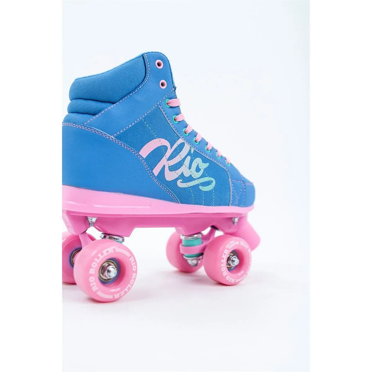 Rio Roller Lumina Quad Skates - Blue / Pink