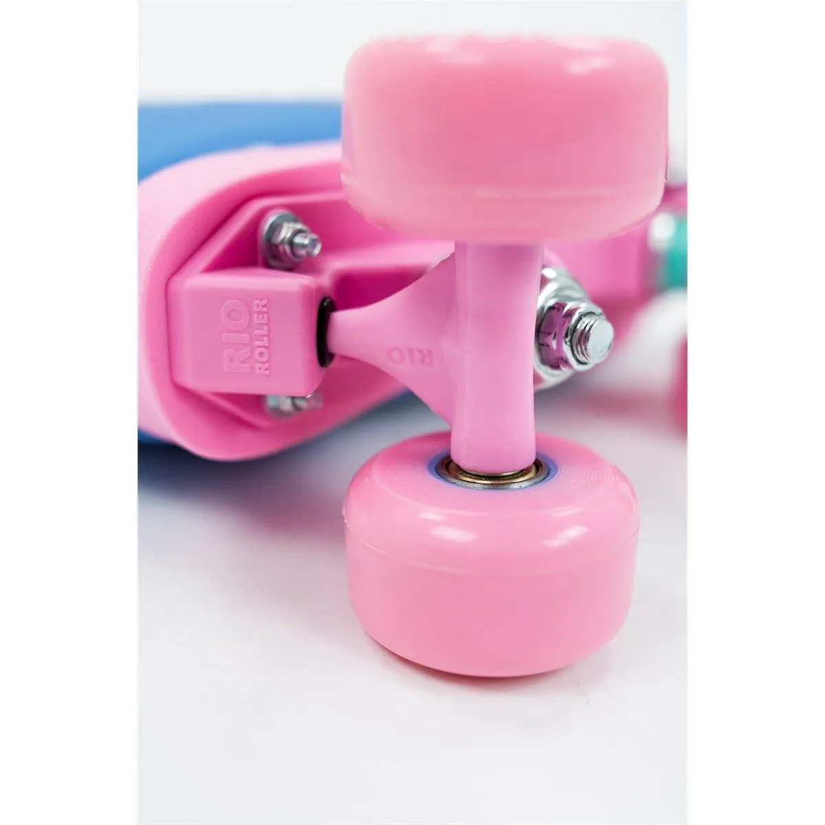 Rio Roller Lumina Quad Skates - Blue / Pink