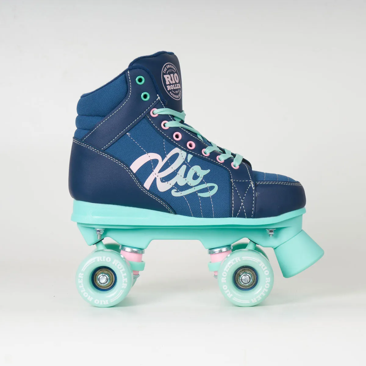 Rio Roller Lumina Quad Skates - Navy / Green