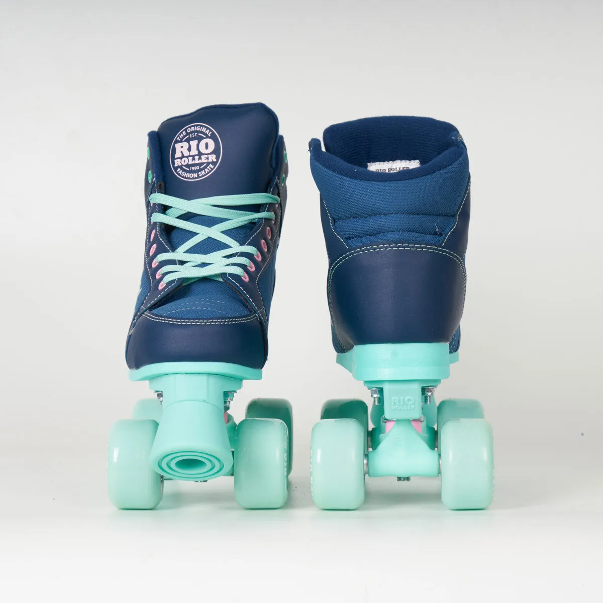 Rio Roller Lumina Quad Skates - Navy / Green