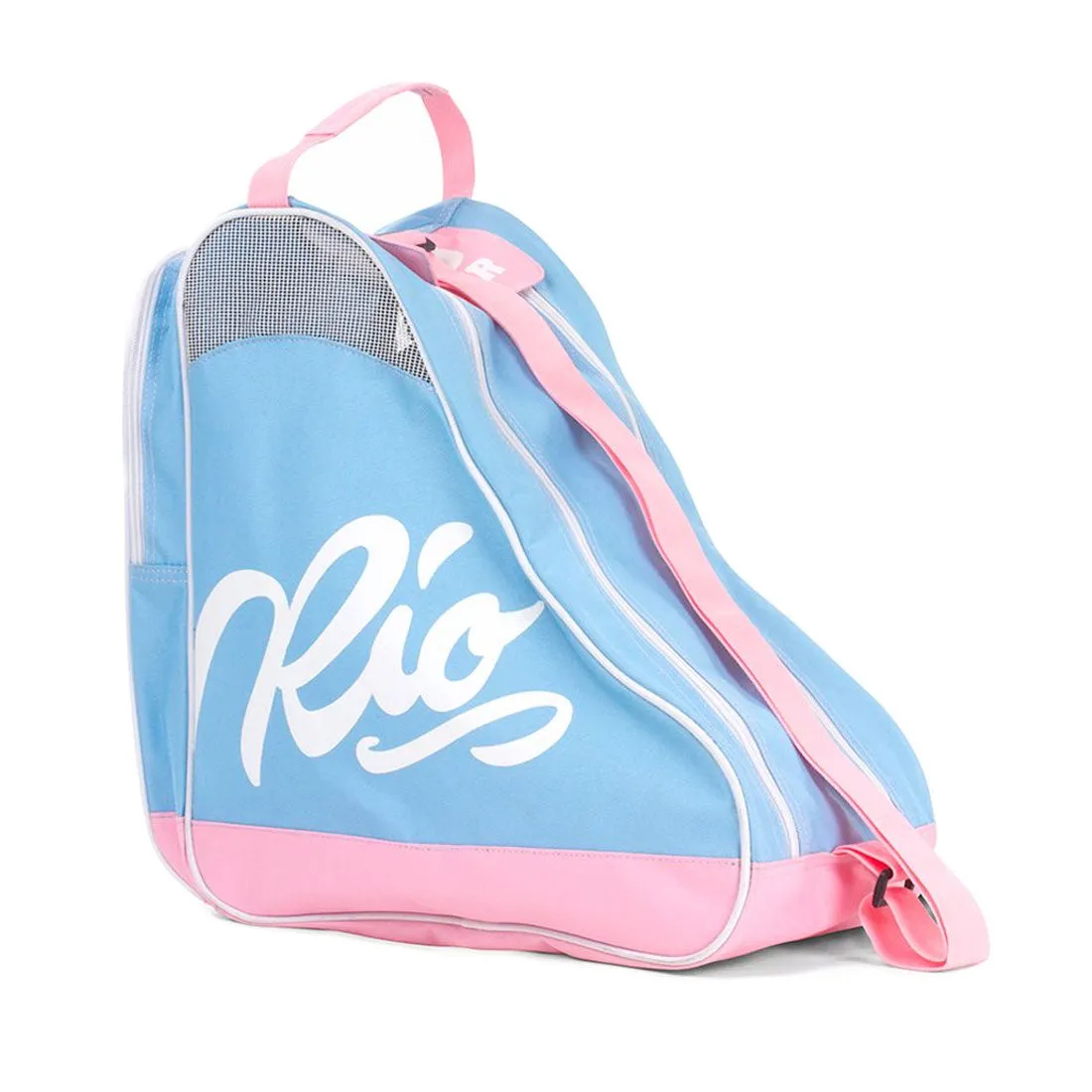 Rio Roller Script Skate Bag - Blue/Pink