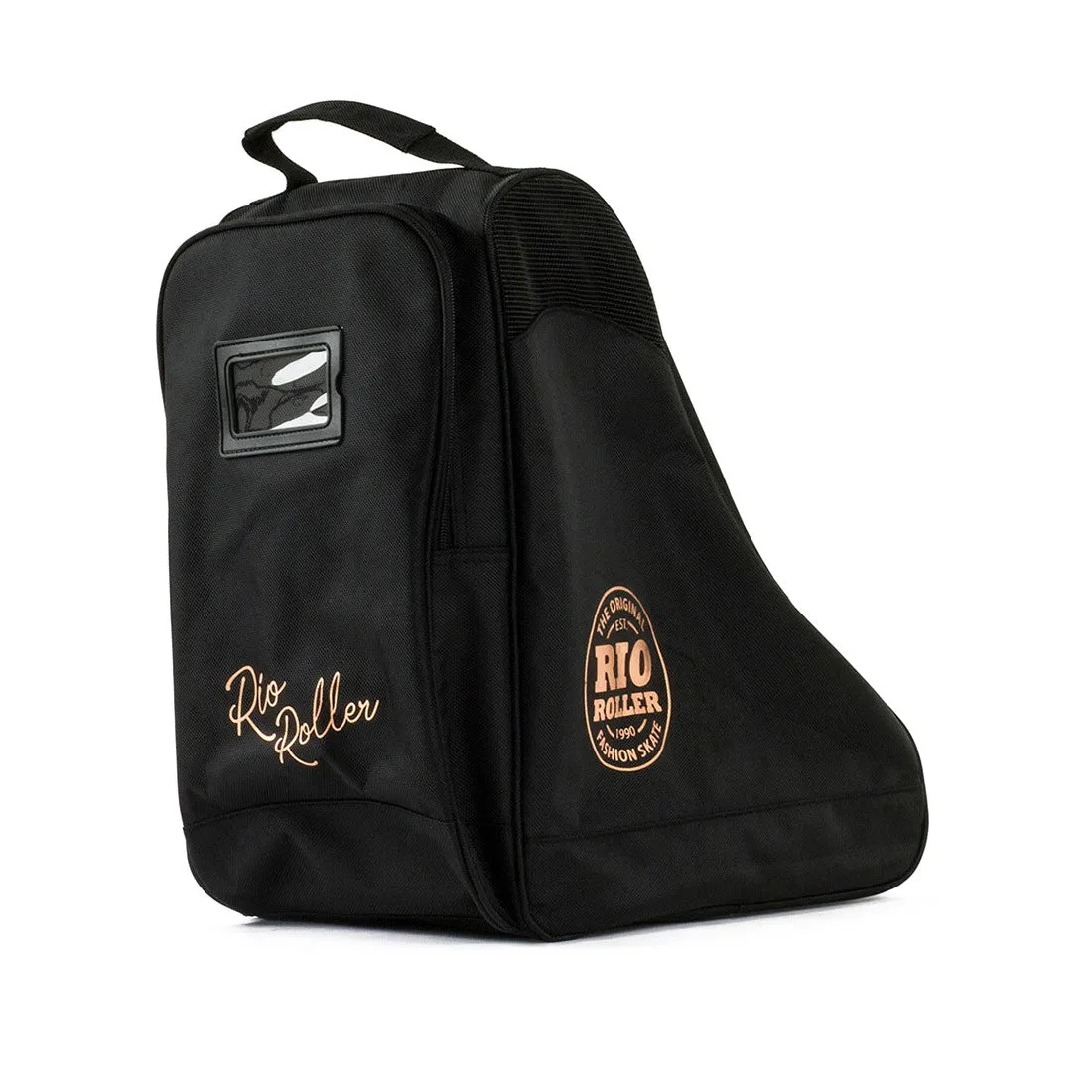 Rio Roller Skate Bag - Black/Rose Gold