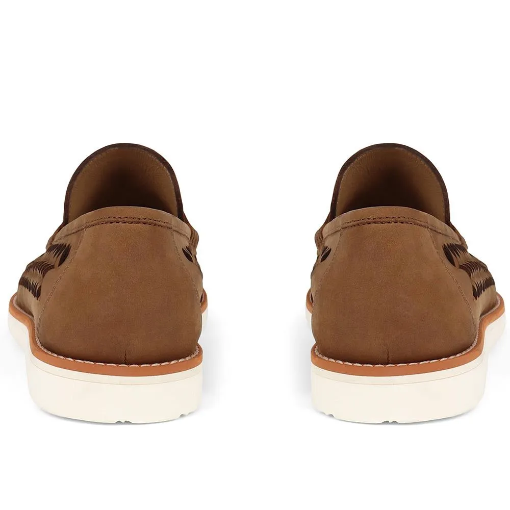 Riptide Leather Moccasins  - RIPTIDE / 324 973