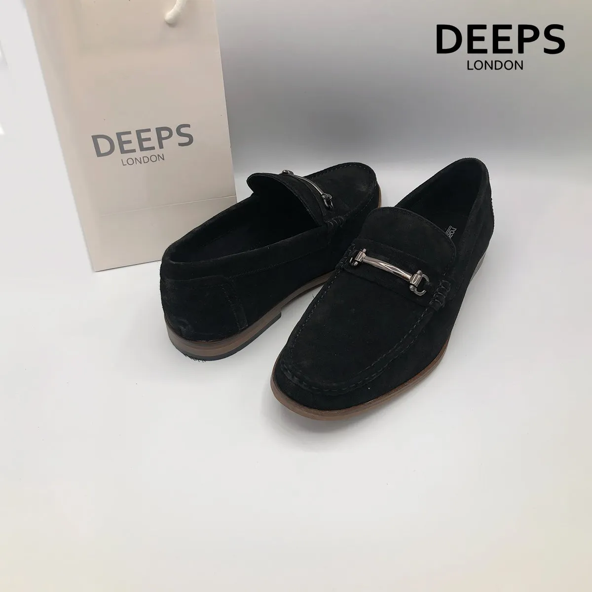 ROAMERS SLIP-ON CASUAL SUEDE DRIVING SHOES SAND