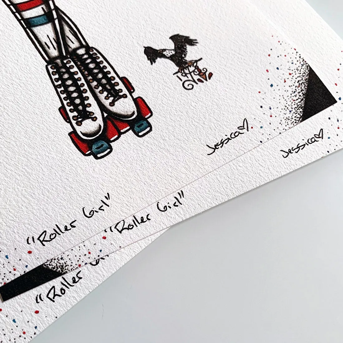 Roller Girl Print