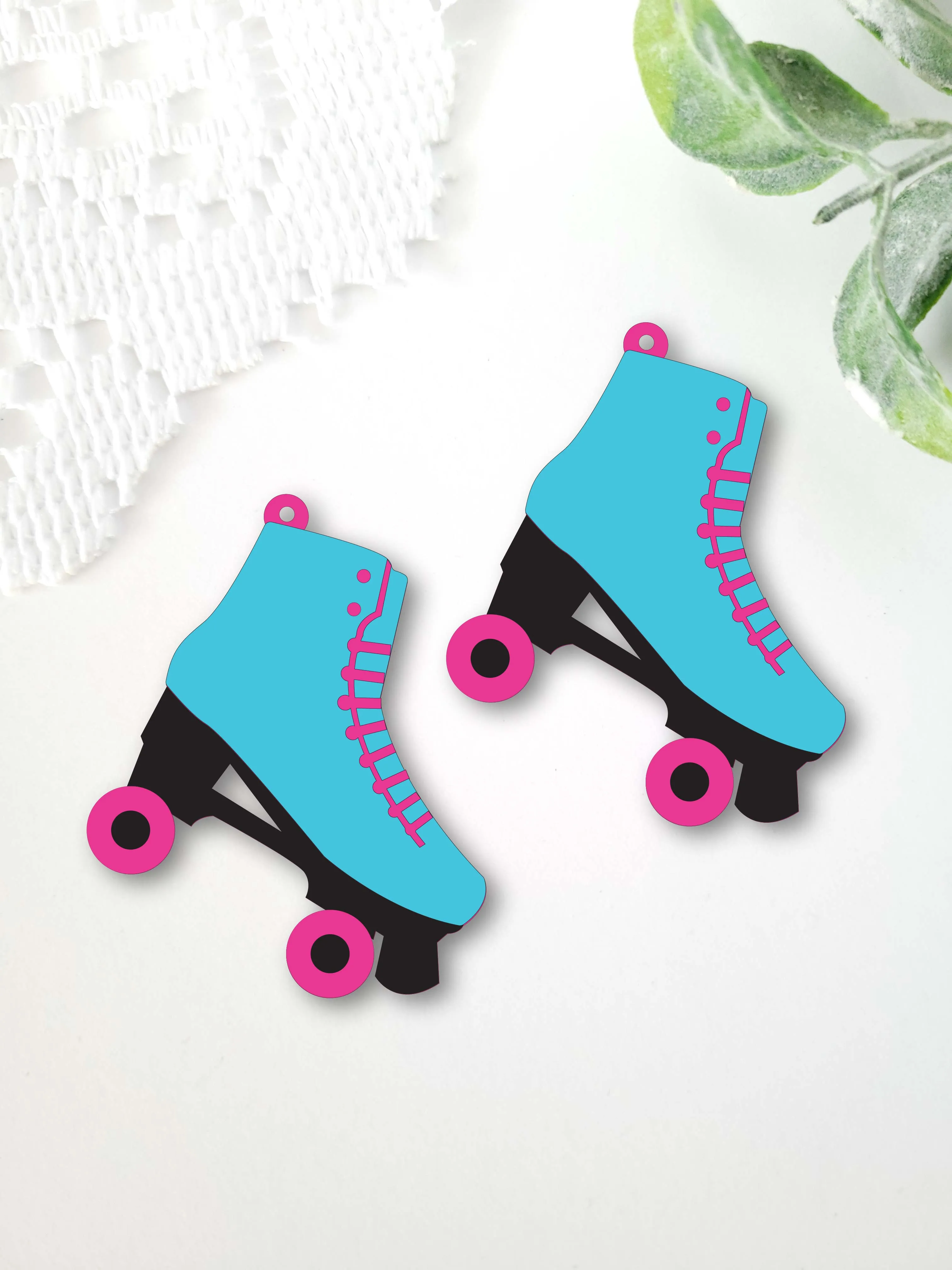 Roller Skate Earrings BUNDLE- Digital Cut File