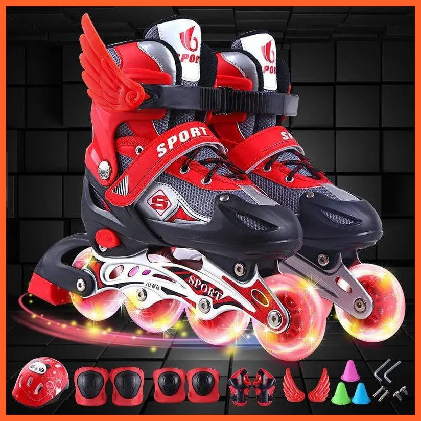 Roller Skates For Kids | Multi Size 4 Wheels
