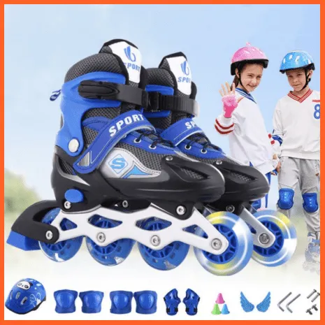 Roller Skates For Kids | Multi Size 4 Wheels