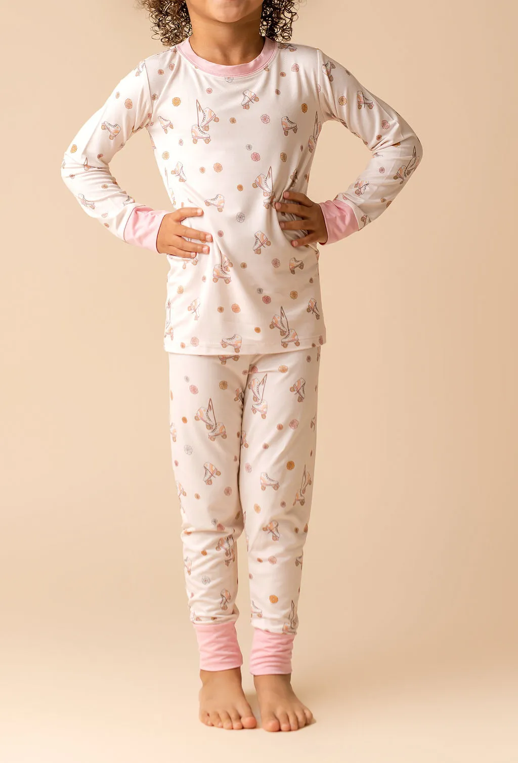 Roller Skates Two Piece Set