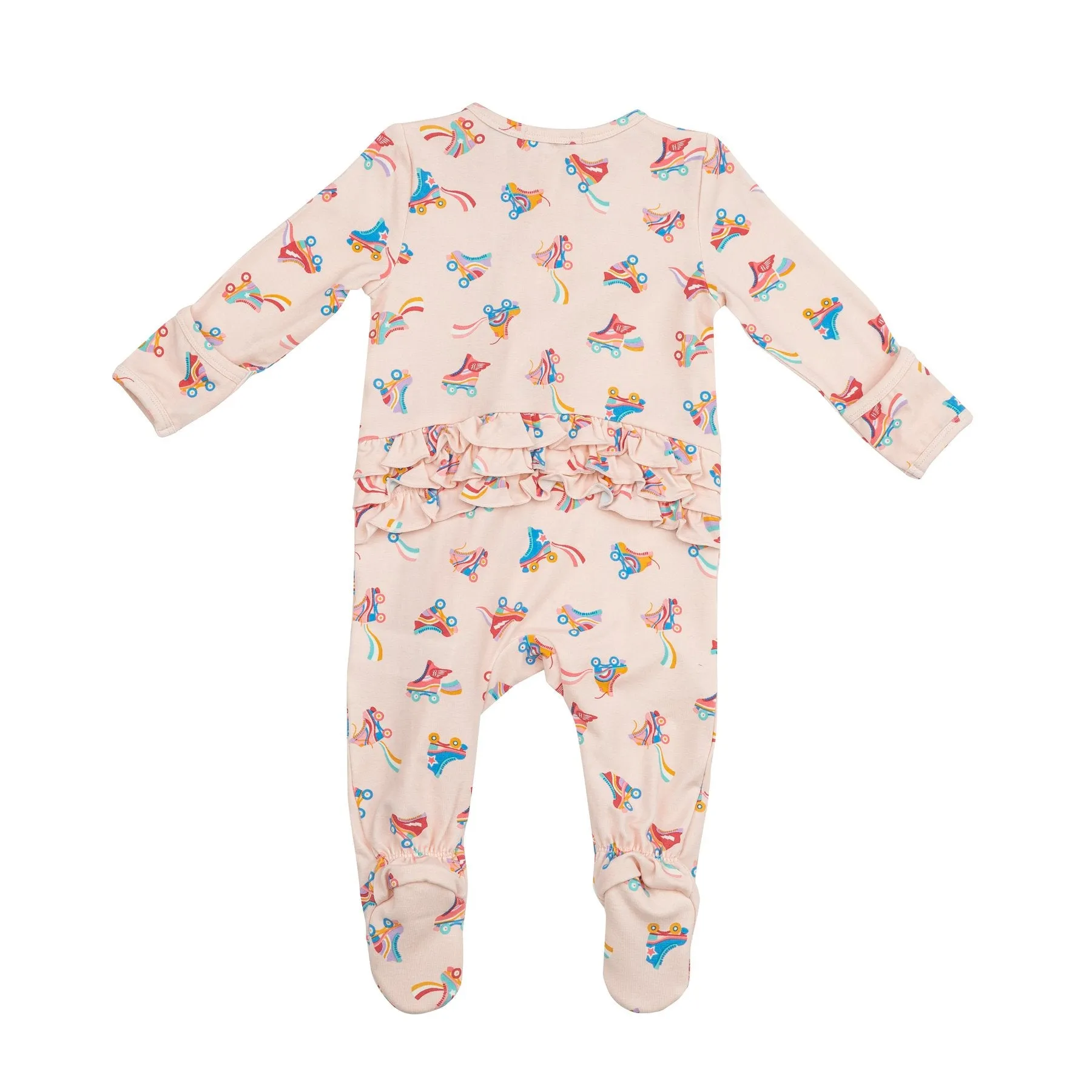 Roller Skates Zipper Footie Size 12-18 Months