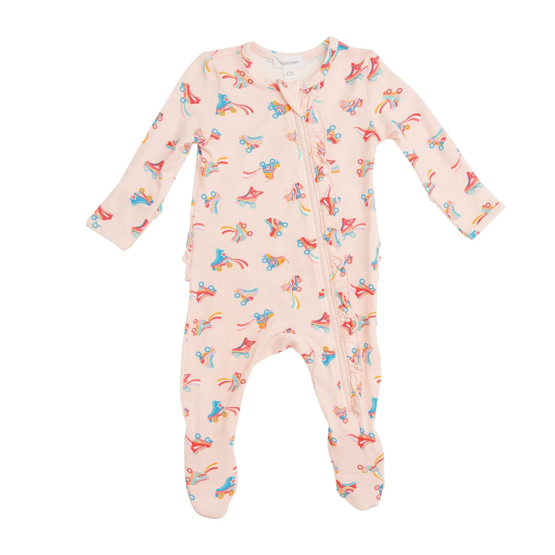 Roller Skates Zipper Footie Size 12-18 Months
