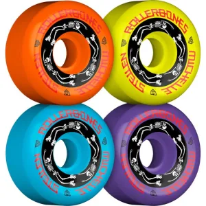 RollerBones 62mm 101A Michelle Steilen Assorted Color Roller Skate Wheels 4pk