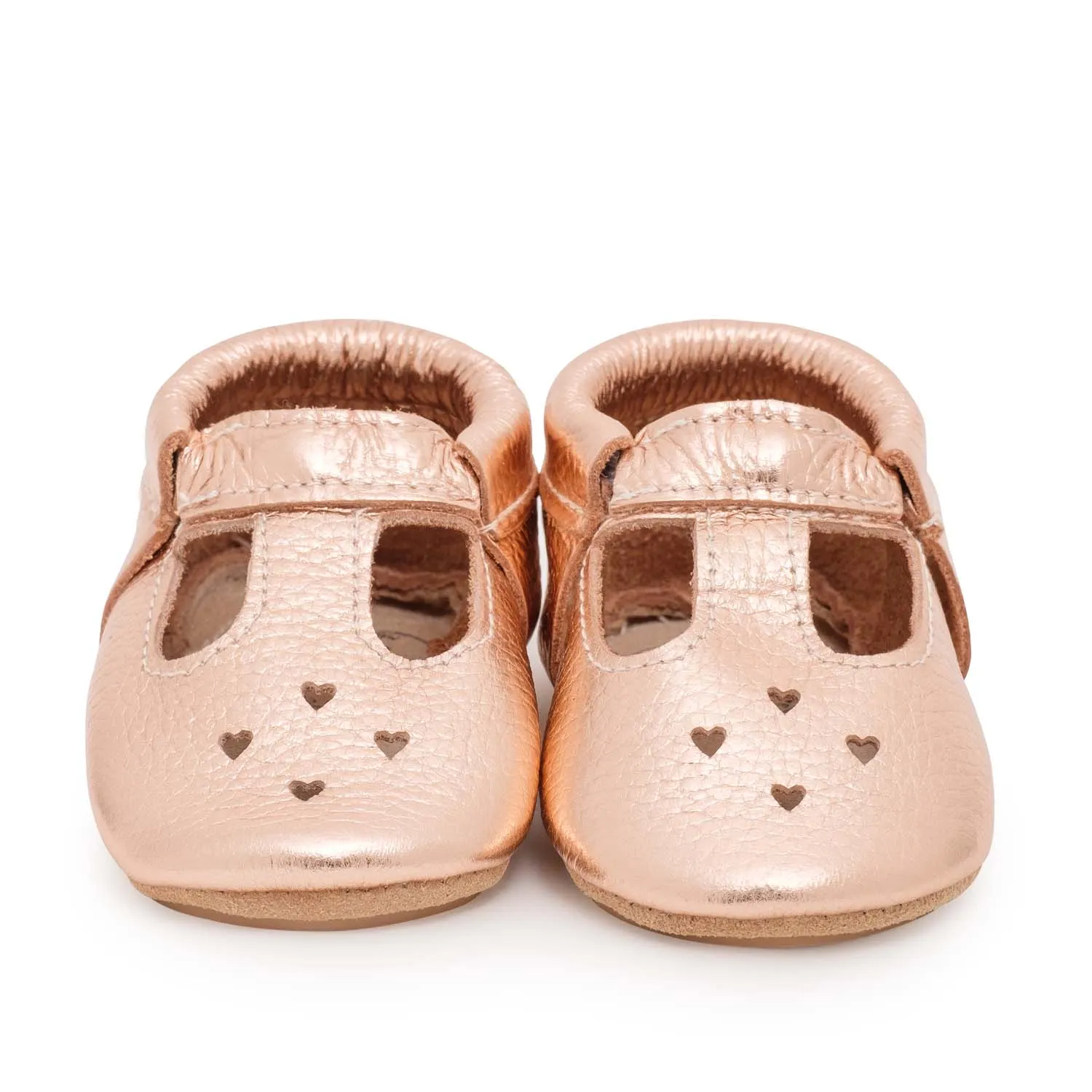 Rose Gold Hard Sole Mary Jane