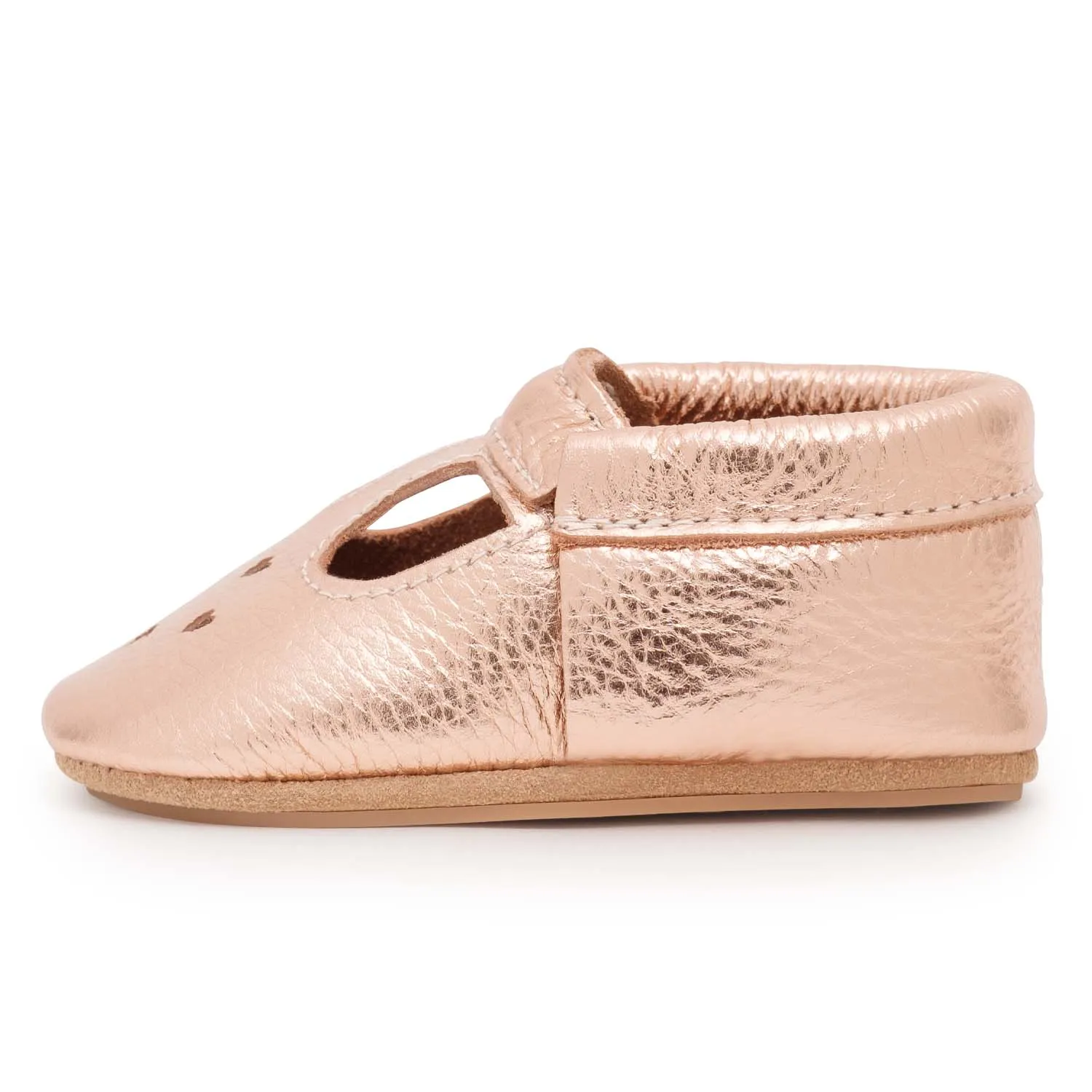Rose Gold Hard Sole Mary Jane