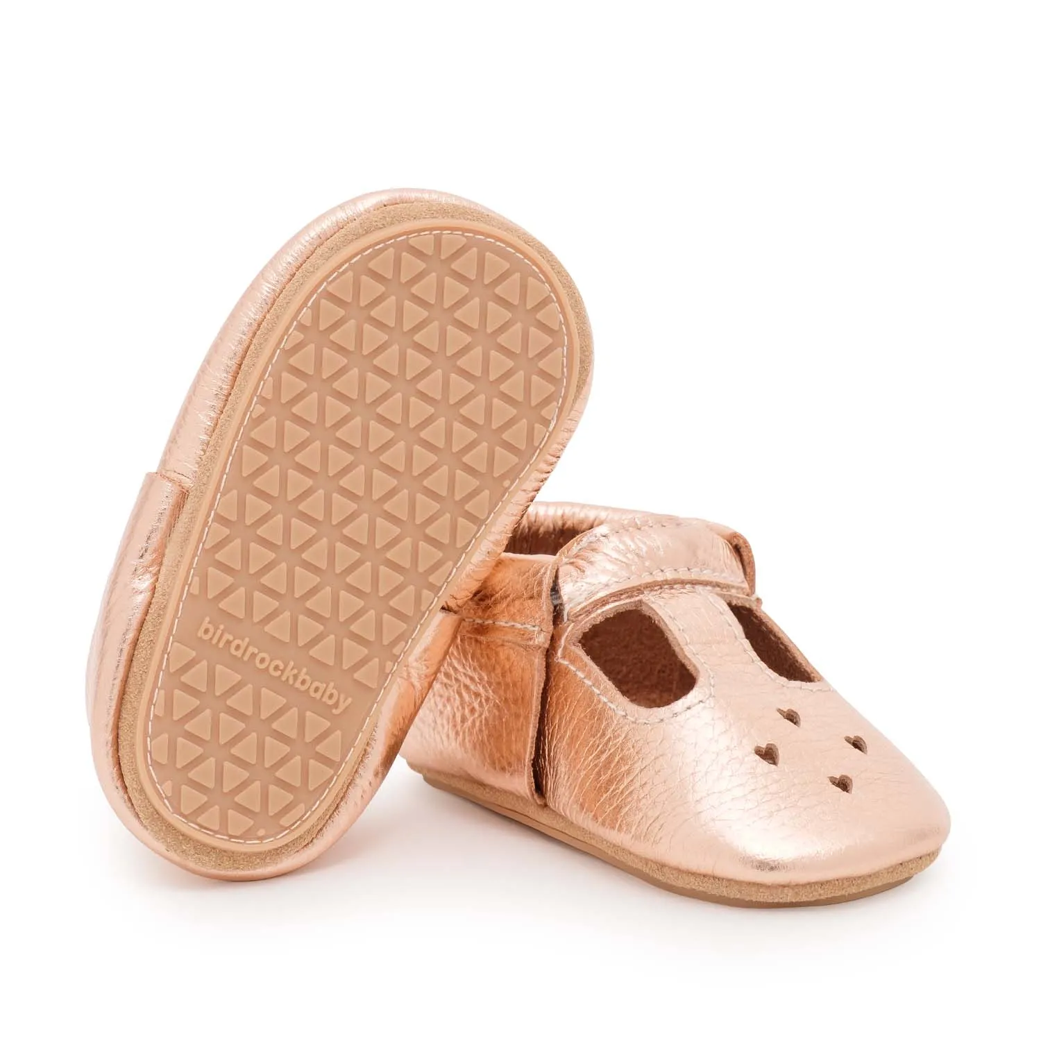 Rose Gold Hard Sole Mary Jane