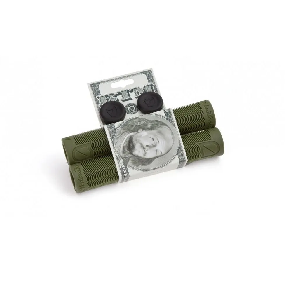 S&M Bikes BMX Hoder Grips - Army Green