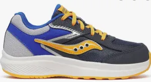 Saucony- Cohesion KDZ W/ Laces Navy/Peel/Blue