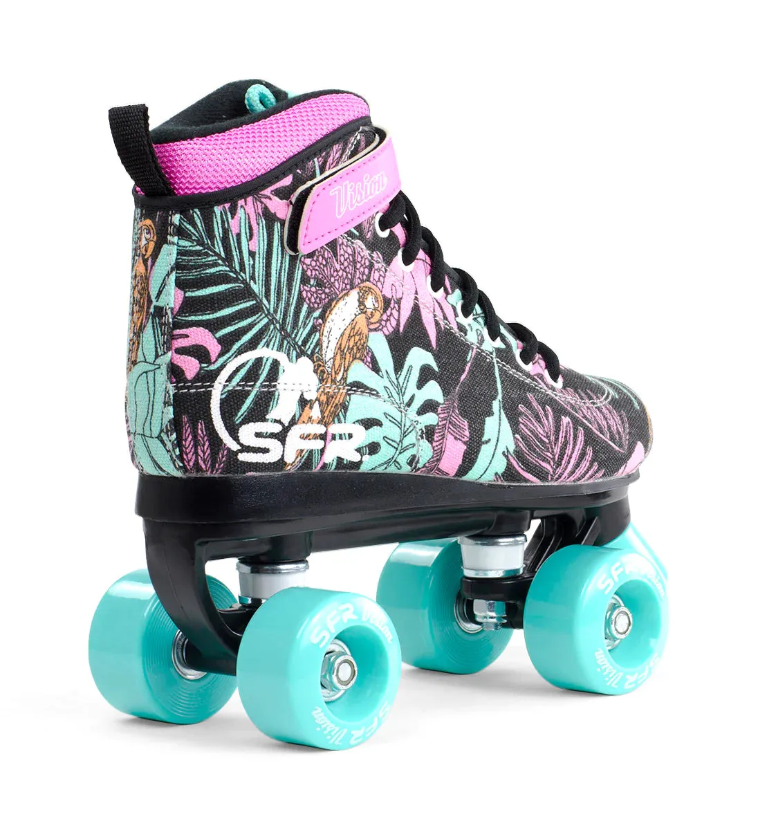 SFR VISION CANVAS FLORAL QUAD SKATES JNR