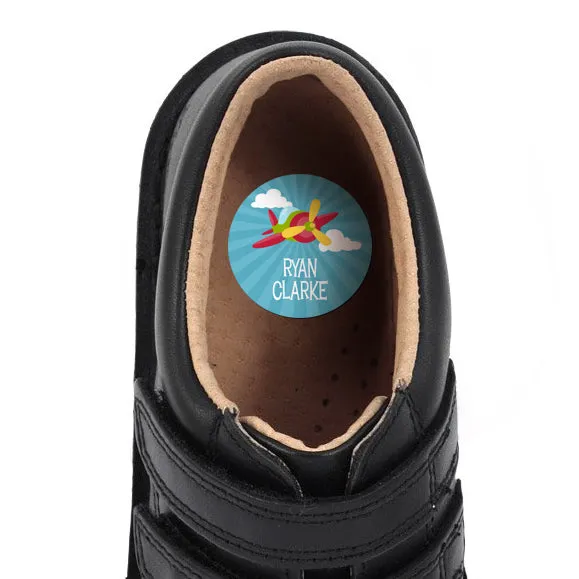Shoe Dots Aeroplane 18pk