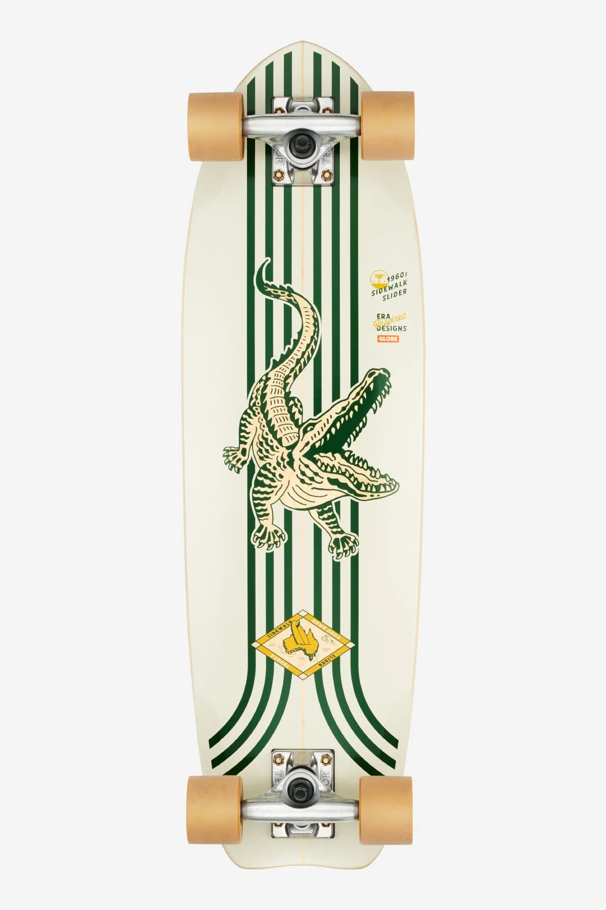 Sidewalk Slider Cruiserboard - Green/Croc