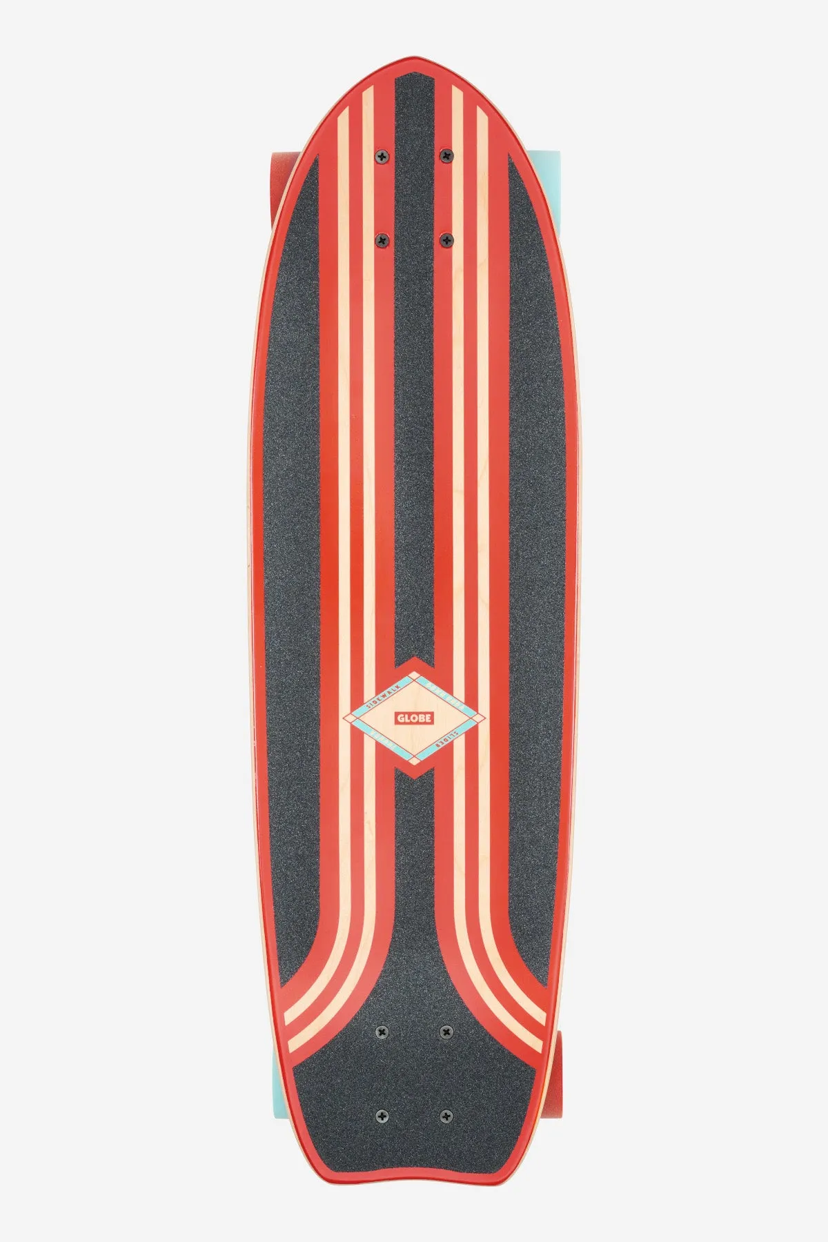 Sidewalk Slider Cruiserboard - Red/Spider