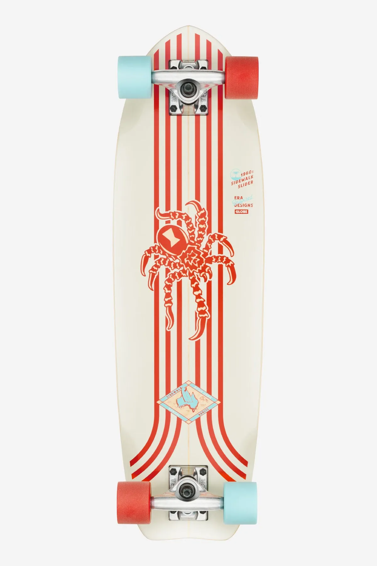 Sidewalk Slider Cruiserboard - Red/Spider