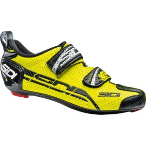 SIDI T-4 AIR CARBON COMP YELLOW FLURO BLACK
