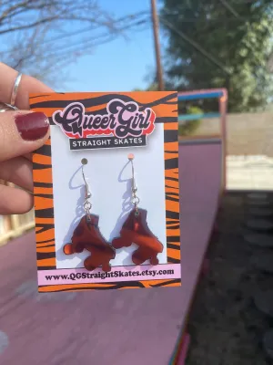 Skateflections~ Holographic Roller Skate Earrings