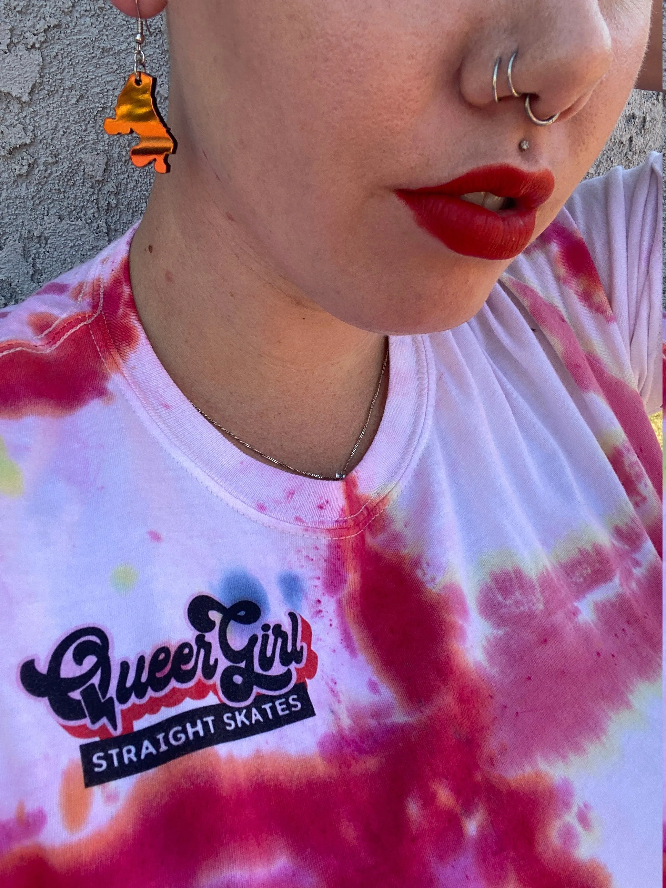 Skateflections~ Holographic Roller Skate Earrings
