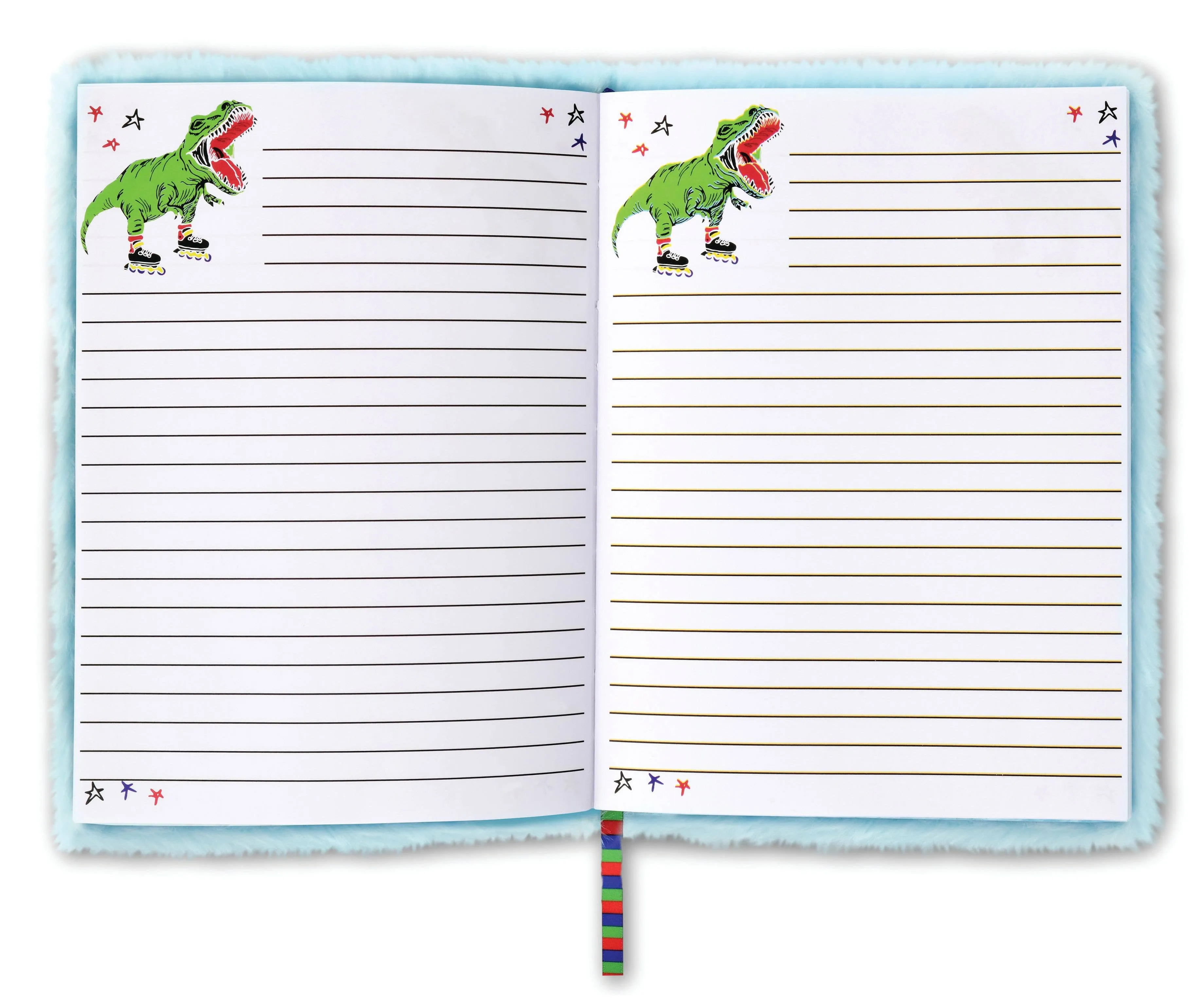 SKATING DINOSAUR FURRY JOURNAL