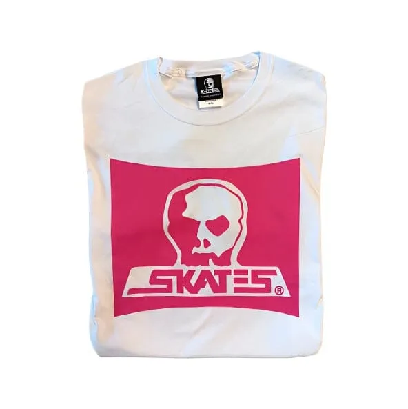 SKULL SKATES Skull Burbs Surf Box T-Shirt Ink Pink