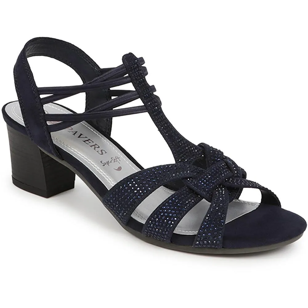 Slip-On Block Heeled Sandals  - PLAN39001 / 325 340