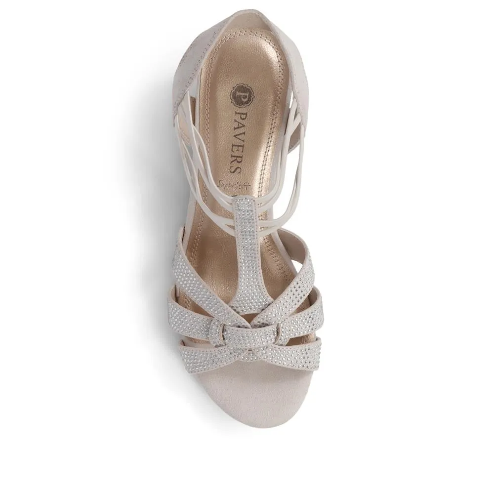 Slip-On Block Heeled Sandals  - PLAN39001 / 325 340