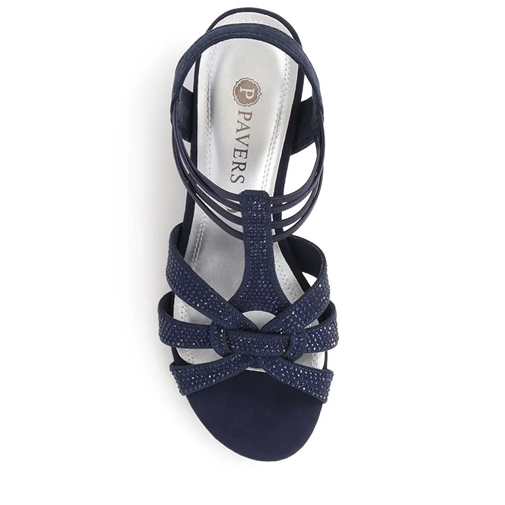 Slip-On Block Heeled Sandals  - PLAN39001 / 325 340