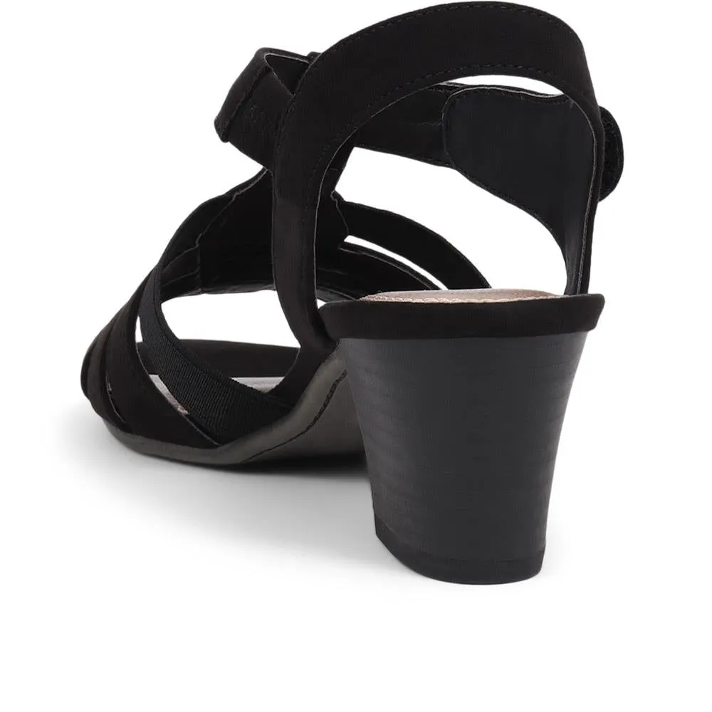 Slip-On Block Heeled Sandals  - PLAN39005 / 325 341