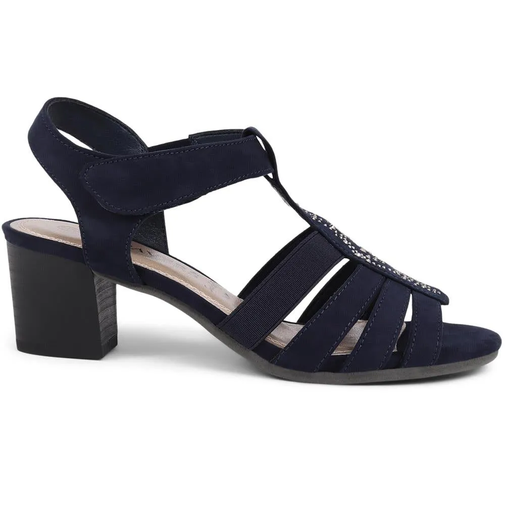 Slip-On Block Heeled Sandals  - PLAN39005 / 325 341