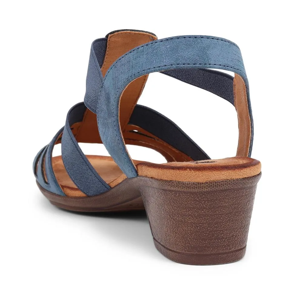 Slip-On Heeled Sandals  - WOIL39027 / 325 302