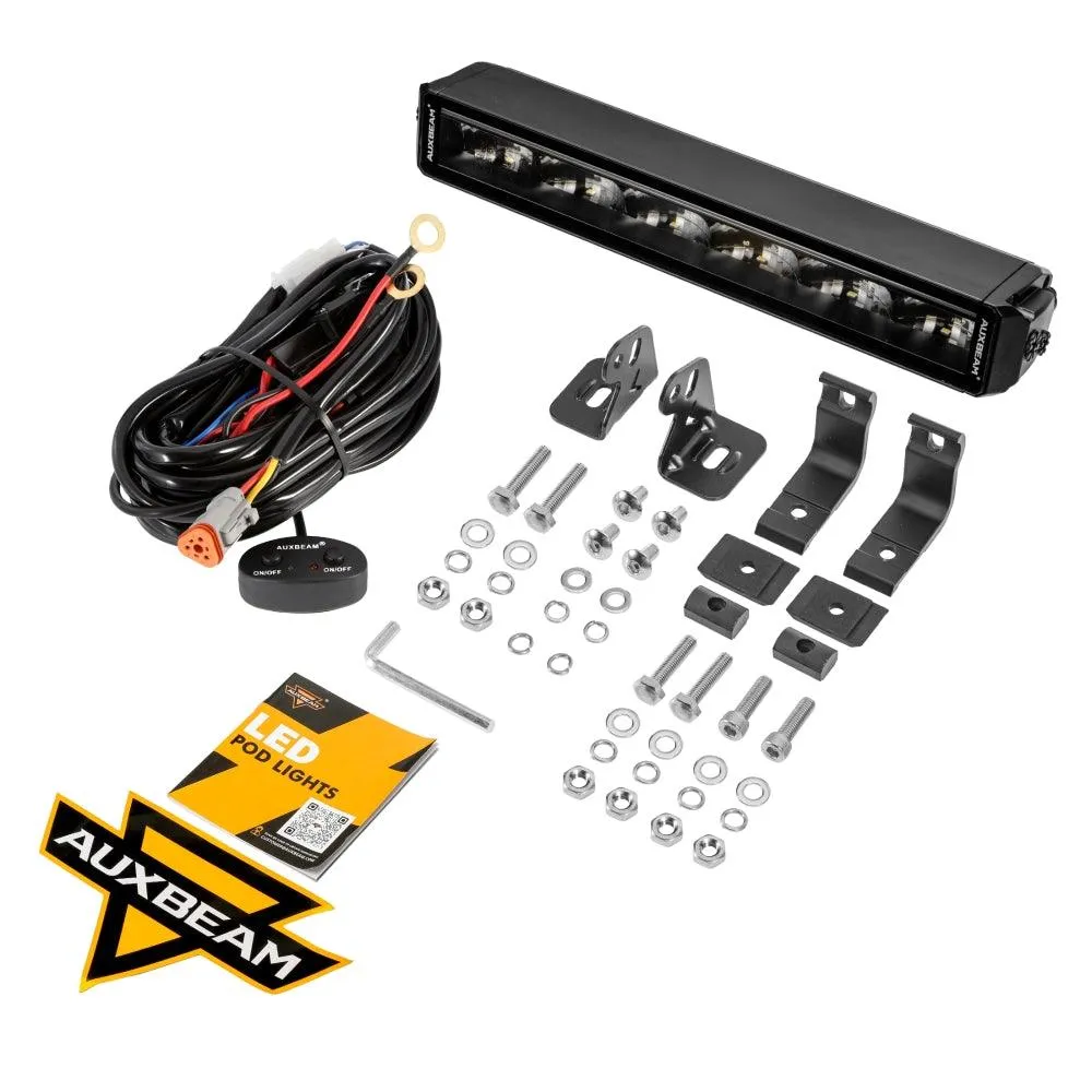 SP-DRL Series 12 Inch 68W 7440LM Single Row Off Road LED Light Bar With Amber&White DRL