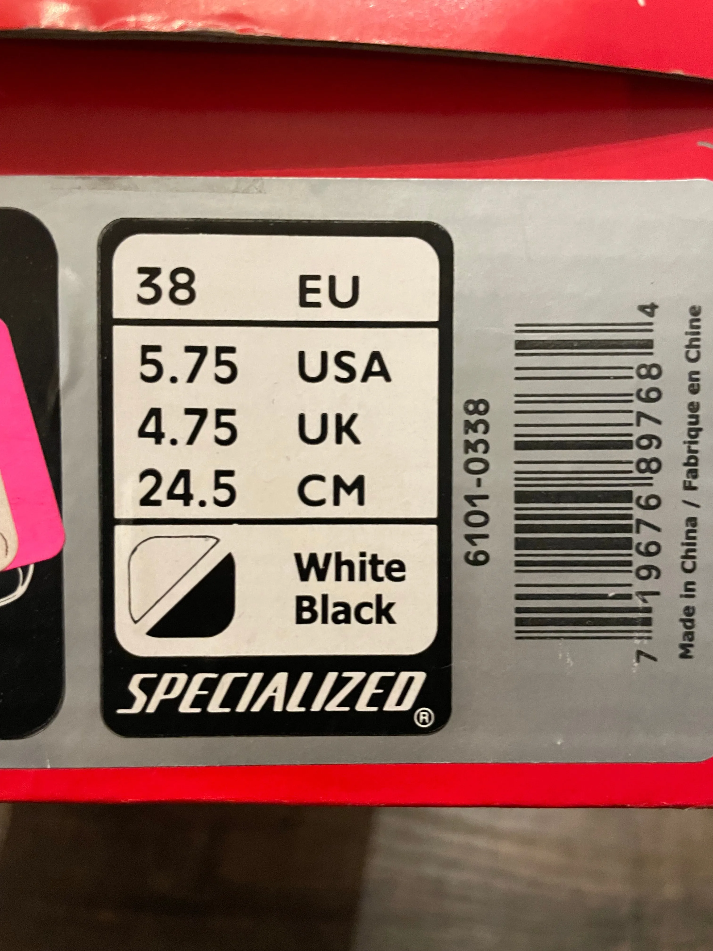 Specialized S-Works RD Cycling Road Shoes EU 38
