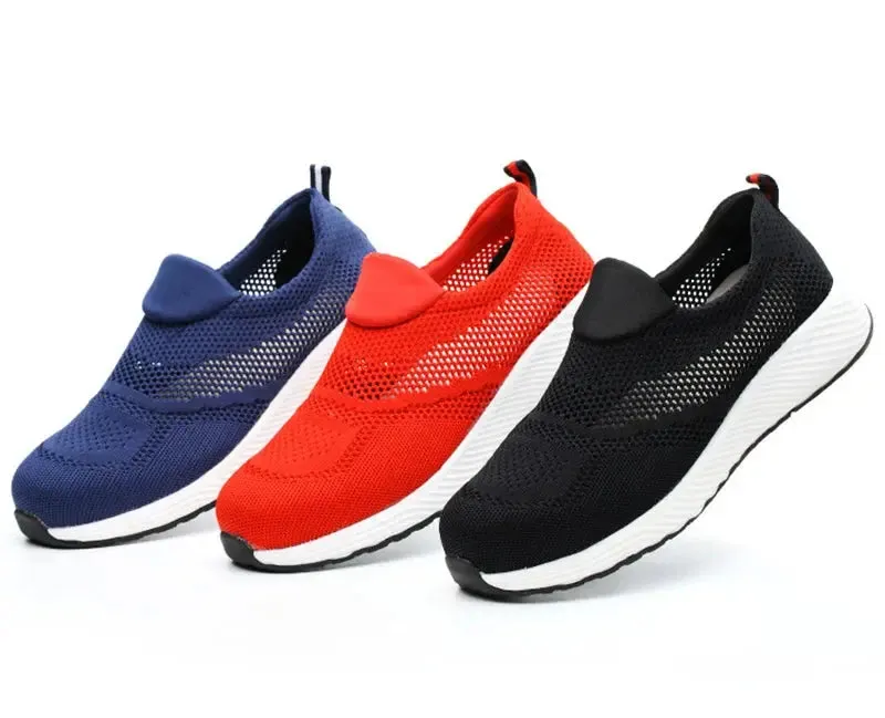 Steel Toe Safety Sneakers – Lightweight & Breathable-summer