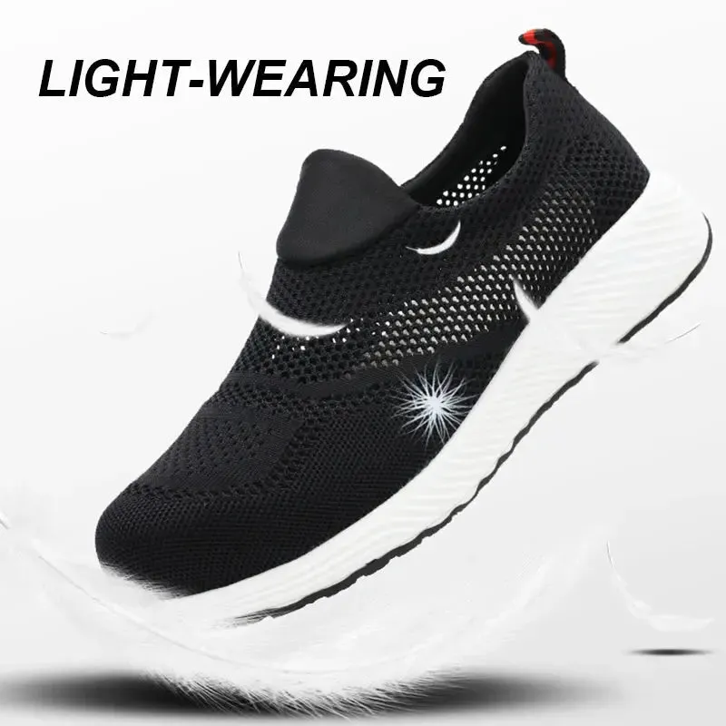 Steel Toe Safety Sneakers – Lightweight & Breathable-summer