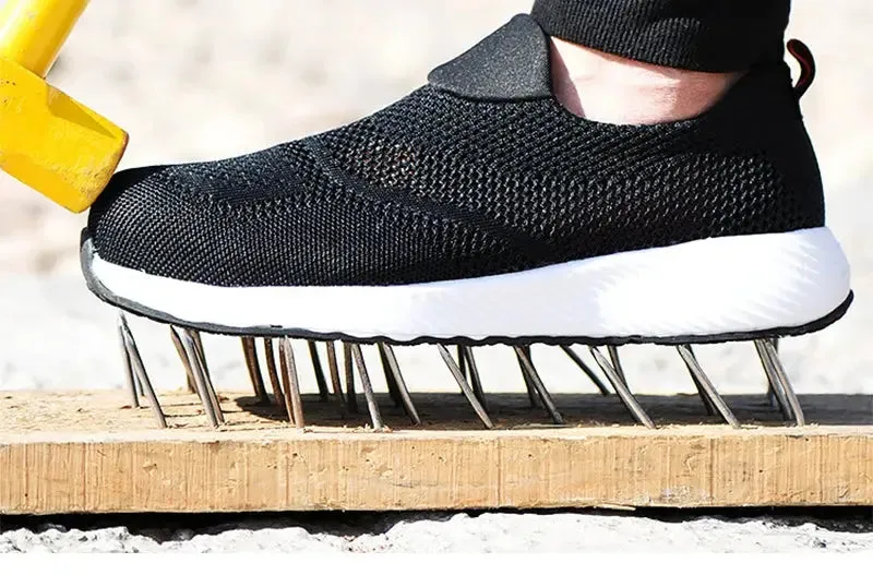 Steel Toe Safety Sneakers – Lightweight & Breathable-summer